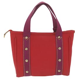 Louis Vuitton-LOUIS VUITTON Antigua Cabas PM Tote Bag Tela Rouge M40037 LV Auth em5850-Rosso