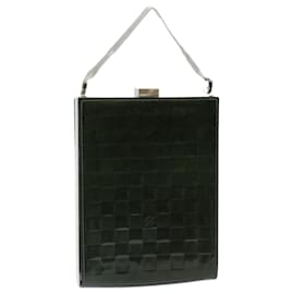 Louis Vuitton-LOUIS VUITTON Damier Vernis Anju GM Hand Bag Green M92105 LV Auth 66532-Green