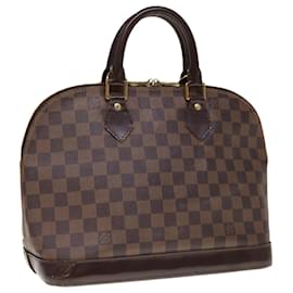 Louis Vuitton-LOUIS VUITTON Damier Ebene Alma Handtasche N51131 LV Auth 66456-Andere