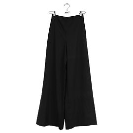 Maje Schwarze, weit geschnittene Hose Schwarz