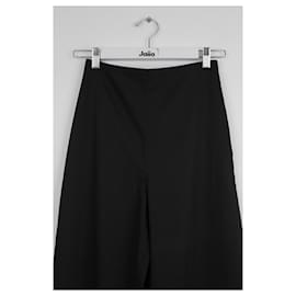 Maje-Pantalon large noir-Noir