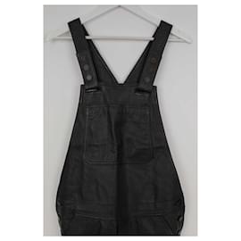 Zadig & Voltaire-Leather jumpsuit-Black