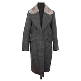 Claudie Pierlot-Wool coat-Black