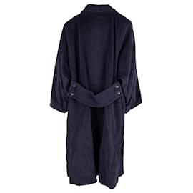 Autre Marque-Coleção Privée Vintage Overcoat-Azul,Azul marinho
