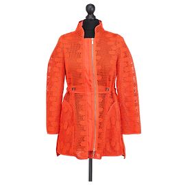 Purificacion Garcia Jacket Orange Polyester S Orange