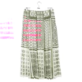 Fendi-silk skirt-Red