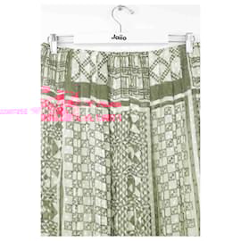 Fendi-silk skirt-Red