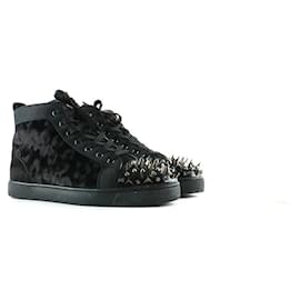 Christian Louboutin-Baskets CHRISTIAN LOUBOUTIN T.EU 41.5 Cuir-Noir