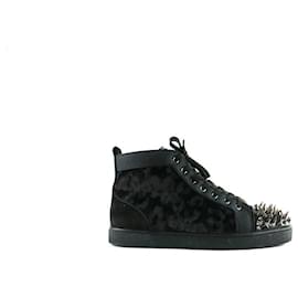 Christian Louboutin-CHRISTIAN LOUBOUTIN Deportivas T.UE 41.5 Cuero-Negro