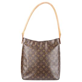 Louis Vuitton-Borsa a tracolla GM in tela monogramma Louis Vuitton-Marrone