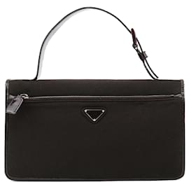 Prada-PRADA Handbags Leather Brown Tessuto-Brown