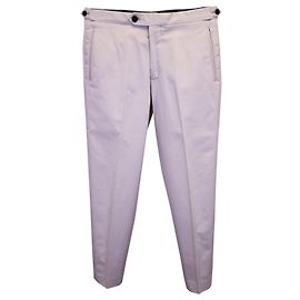 Autre Marque Herr. P Straight-Leg-Hose aus grauer Baumwolle Grau
