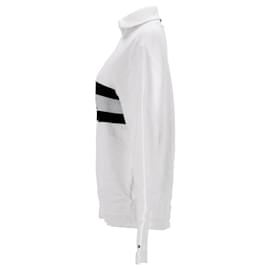 Tommy Hilfiger-Sweatshirt mit Stehkragen aus Baumwollmischung für Herren-Weiß