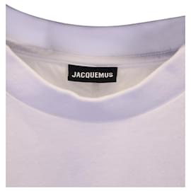Jacquemus-Jacquemus L'Année T-shirt in White Cotton-White