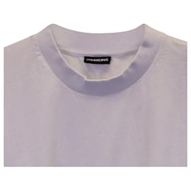 Jacquemus-T-shirt Jacquemus L'Année in cotone Bianco-Bianco