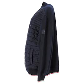 Tommy Hilfiger-Baseball-Kappe aus Baumwolle für Herren mit durchgehendem Reißverschluss-Marineblau