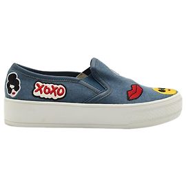 Alice + Olivia Scarpe da ginnastica slip-on in denim Blu