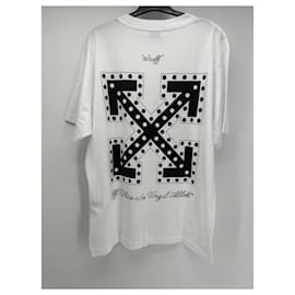 Off White-OFF-WHITE  T-shirts T.International XL Cotton-White