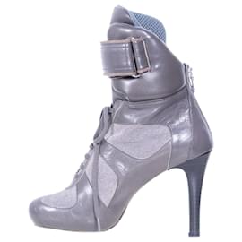 Autre Marque-Grey High Heel Sneakers-Grey