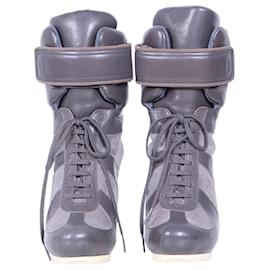 Autre Marque-Grey High Heel Sneakers-Grey