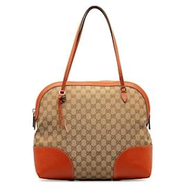 Gucci-Gucci GG Canvas Bree Dome Bag Canvas-Umhängetasche 323673 In sehr gutem Zustand-Andere