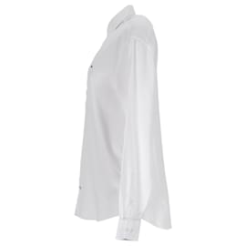 Tommy Hilfiger-Camicia da uomo a maniche lunghe slim fit in tessuto-Bianco