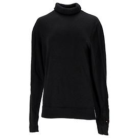 Tommy Hilfiger Luxuriöser Herren-Rollkragenpullover aus Wolle Schwarz