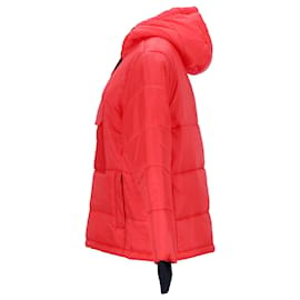Tommy Hilfiger-Womens Padded Water Repellent Jacket-Red