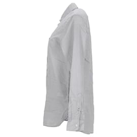 Tommy Hilfiger-Camisa ajustada con microestampado para hombre-Blanco