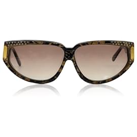 Autre Marque-Occhiali da sole vintage Cat Eye mod. lucille 1 CS 112-Nero