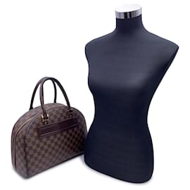 Louis Vuitton-Borsa a mano Nolita in tela Damier Ebene-Marrone