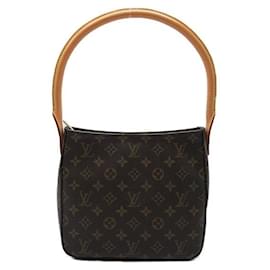 Louis Vuitton-Louis Vuitton Monogram Looping MM  Canvas Handbag M51146 in Excellent condition-Other