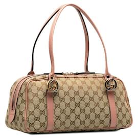 Gucci-GG Canvas Twins Handbag  232958-Other