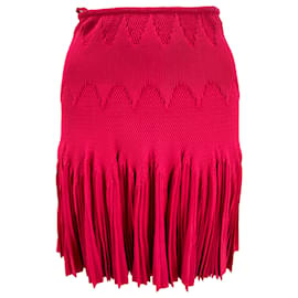 Alaïa-ALAIA  Skirts T.fr 36 Viscose-Red
