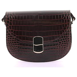 SéZane-SEZANE  Handbags T.  leather-Dark red