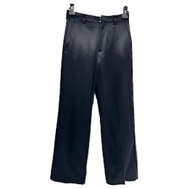 Autre Marque-TEURN  Trousers T.fr 36 Wool-Black