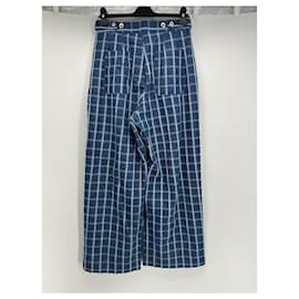 Autre Marque-NON SIGNE / UNSIGNED  Trousers T.International S Cotton-Blue