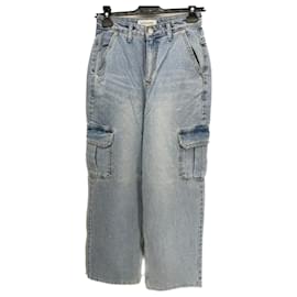 Autre Marque-THE FRANKIE SHOP  Trousers T.International S Denim - Jeans-Blue