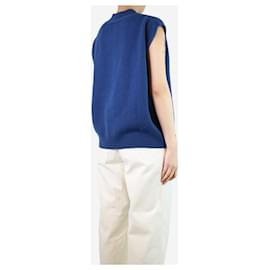 Autre Marque-Blue sleeveless cashmere vest - size S-Blue