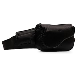 Dior-Dior Black Nylon Saddle Universe Belt Bag-Black