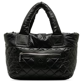 Chanel-Chanel Black Coco Cocoon Tote Bag-Black