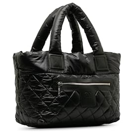 Chanel-Chanel Black Coco Cocoon Tote Bag-Black