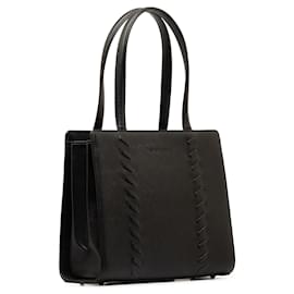 Yves Saint Laurent-YSL Handtasche aus schwarzem Leder-Schwarz