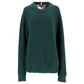 Tommy Hilfiger Rippstrickpullover aus Bio-Baumwolle für Herren Grün