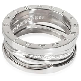 Bulgari-Bvlgari B.Zero 1 Legend Diamond Ring in 18K white gold 0.16 ctw-Silvery,Metallic