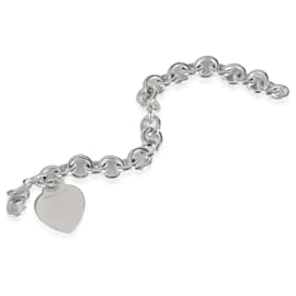 Tiffany & Co-TIFFANY & CO. Bracelet coeur en argent sterling-Argenté,Métallisé