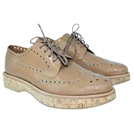Church's-Light Brown Patent Leather Keely Shoes-Brown