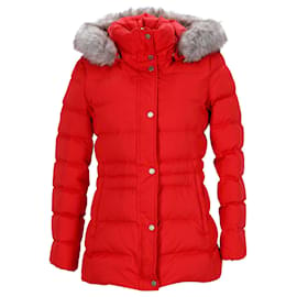 Tommy Hilfiger-Womens Padded Down Jacket-Red