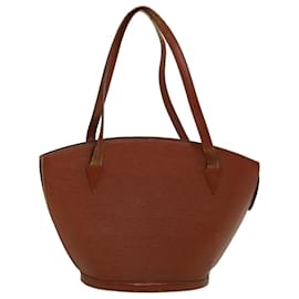 Louis Vuitton-LOUIS VUITTON Epi Saint Jacques Shopping Shoulder Bag Brown M52263 Auth th4268-Brown