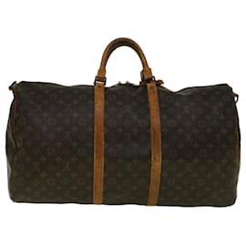 Louis Vuitton-Louis Vuitton Monogram Keepall Bandouliere 60 Boston Bag M.41412 LV Auth 58388-Monogramm
